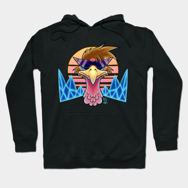 Vaporwave Turkey Hoodie by Bluekittie